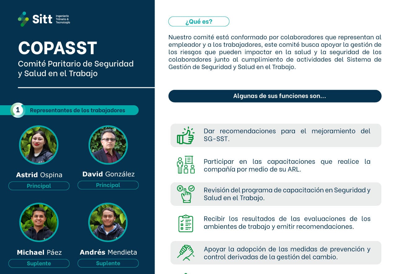 Comité-COPASST sittycia|Bienestar en el trabajo